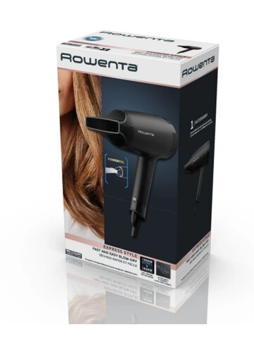 Купить Фен Rowenta Express Style CV1801F0 черный  5485714. Характеристики, отзывы и цены в Донецке
