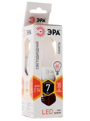 Купить Лампа светодиодная ЭРА LED smd B35-7w-827-E14  7932482. Характеристики, отзывы и цены в Донецке