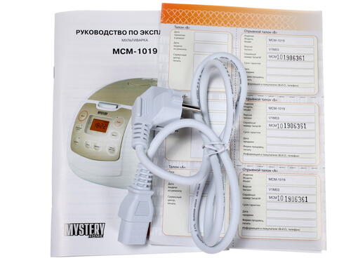 Купить Мультиварка Mystery MCM-1019 белый  6605092. Характеристики, отзывы и цены в Донецке