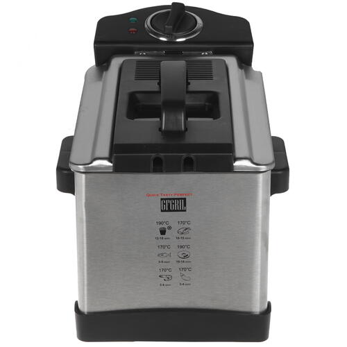 Купить Фритюрница GFgril GFF-M2500 MASTER COOK серебристый  8142848. Характеристики, отзывы и цены в Донецке