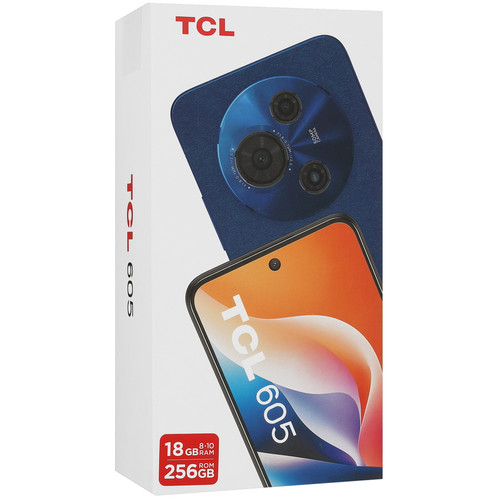 Купить 6.7" Смартфон TCL 605 256 ГБ синий  9325046. Характеристики, отзывы и цены в Донецке