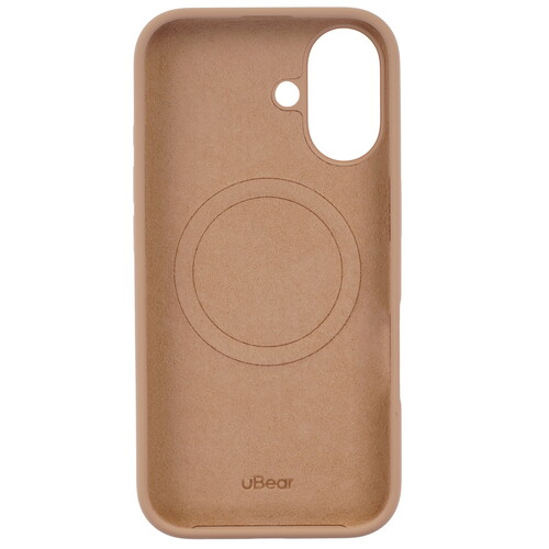 Купить Накладка  uBear Touch Mag Case для Apple iPhone 16 бежевый  5474347. Характеристики, отзывы и цены в Донецке