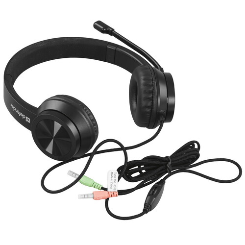 Купить Проводные наушники Defender Tune 150 черный 2025  9232725. Характеристики, отзывы и цены в Донецке