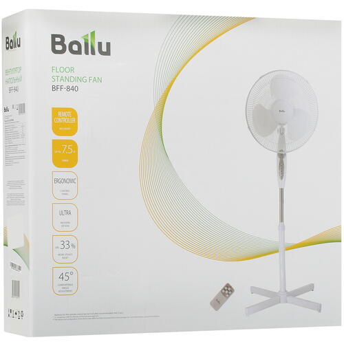 Купить Вентилятор Ballu BFF-840  белый  9982165. Характеристики, отзывы и цены в Донецке