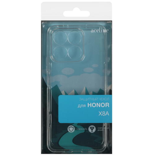 Купить Накладка  Aceline Silicone для HONOR X8a прозрачный  5410257. Характеристики, отзывы и цены в Донецке