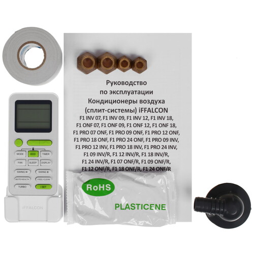 Купить Кондиционер настенный сплит-система iFFALCON F1 24 INV/R белый  5499589. Характеристики, отзывы и цены в Донецке