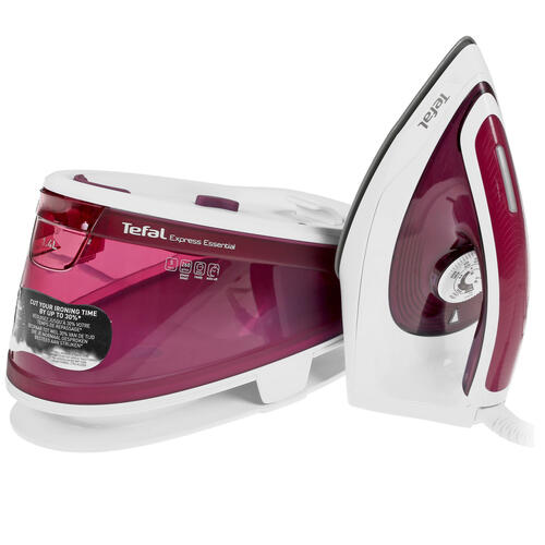 Купить Парогенератор Tefal Express Essential SV6110E0 бордовый  1651889. Характеристики, отзывы и цены в Донецке