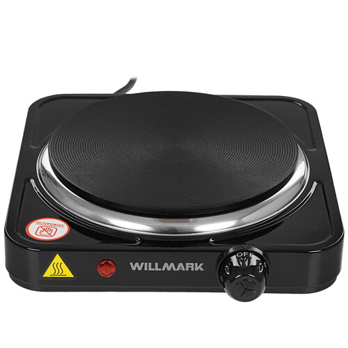 Купить Плита компактная электрическая Willmark HS-115 черный  8196294. Характеристики, отзывы и цены в Донецке
