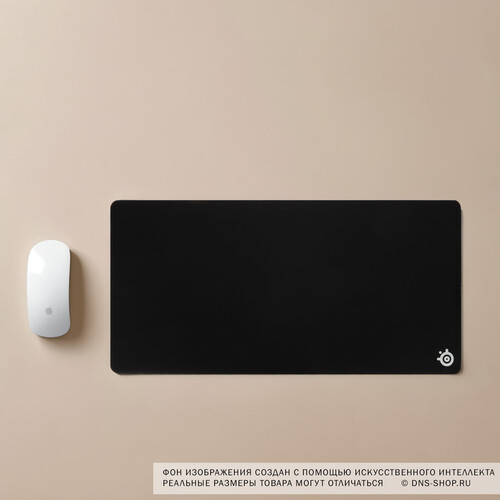 Купить Коврик SteelSeries QcK (3XL) черный  5450118. Характеристики, отзывы и цены в Донецке