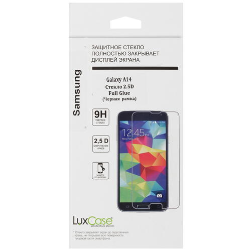Купить Защитное стекло LuxCase для экрана Samsung Galaxy A14  5420489. Характеристики, отзывы и цены в Донецке