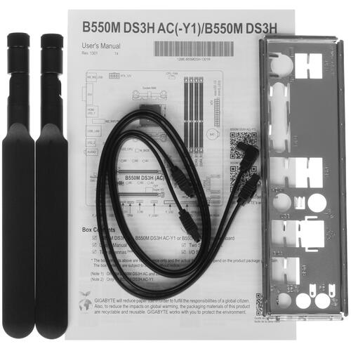Купить Материнская плата GIGABYTE B550M DS3H AC  5402261. Характеристики, отзывы и цены в Донецке