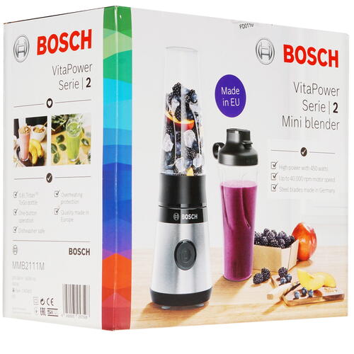 Купить Блендер стационарный Bosch VitaPower Serie | 2 MMB2111M черный  5346537. Характеристики, отзывы и цены в Донецке