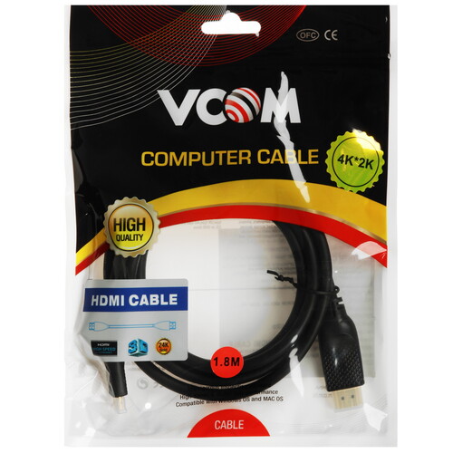 Купить Кабель  VCOM HDMI - mini HDMI, 1.8 м  5471733. Характеристики, отзывы и цены в Донецке