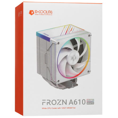 Купить Кулер для процессора ID-COOLING FROZN A610 ARGB WHITE  белый  5439065. Характеристики, отзывы и цены в Донецке