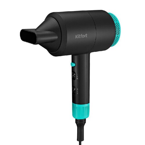 Купить Фен Kitfort KT-3228-3 черный/зеленый  9933241. Характеристики, отзывы и цены в Донецке