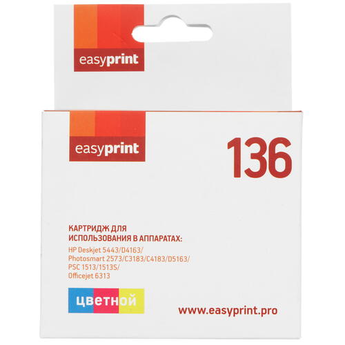 Купить Картридж EasyPrint №136 многоцветный  4822505. Характеристики, отзывы и цены в Донецке