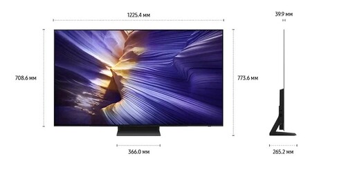 Купить 55" (138 см) Телевизор Samsung QE55S90FAUXRU черный  5622912. Характеристики, отзывы и цены в Донецке