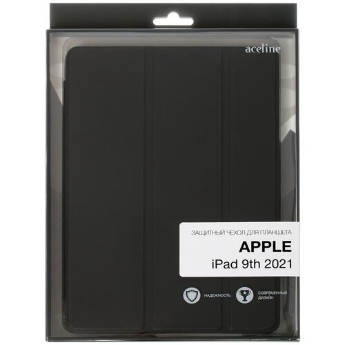 Купить Чехол-книжка Aceline Streak для Apple iPad (7-9th Gen) черный  5087818. Характеристики, отзывы и цены в Донецке