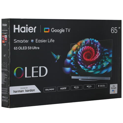 Купить 65" (165 см) Телевизор Haier 65 OLED S9 Ultra серебристый  5436024. Характеристики, отзывы и цены в Донецке