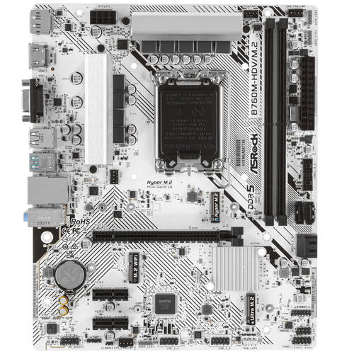 Купить Материнская плата ASRock B760M-HDV/M.2  5449161. Характеристики, отзывы и цены в Донецке