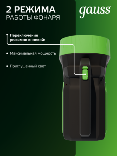Купить Фонарь Gauss GFL604  9175008. Характеристики, отзывы и цены в Донецке
