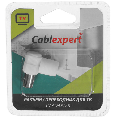 Купить Антенный разъем Cablexpert TV  4728864. Характеристики, отзывы и цены в Донецке