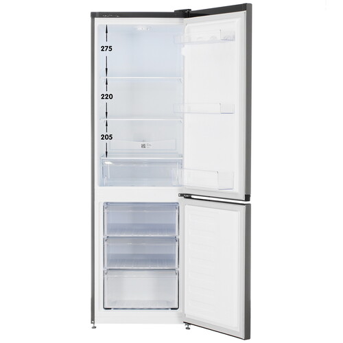 Купить Холодильник с морозильником   BEKO B1RCSK272G серый  9261648. Характеристики, отзывы и цены в Донецке