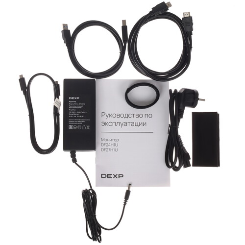 Купить 23.8" Монитор DEXP DF24H1U черный  5094993. Характеристики, отзывы и цены в Донецке