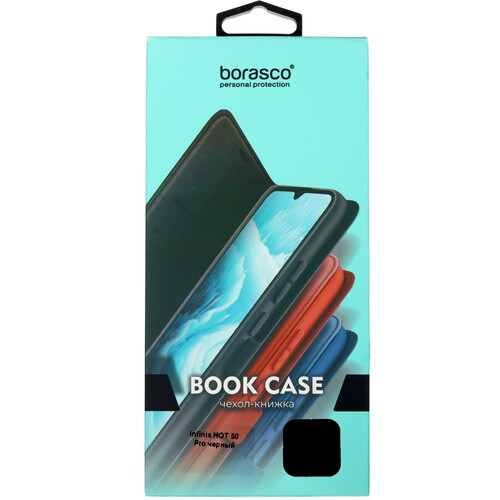 Купить Чехол-книжка  BoraSCO Book Case для Infinix HOT 50 Pro черный  5601717. Характеристики, отзывы и цены в Донецке
