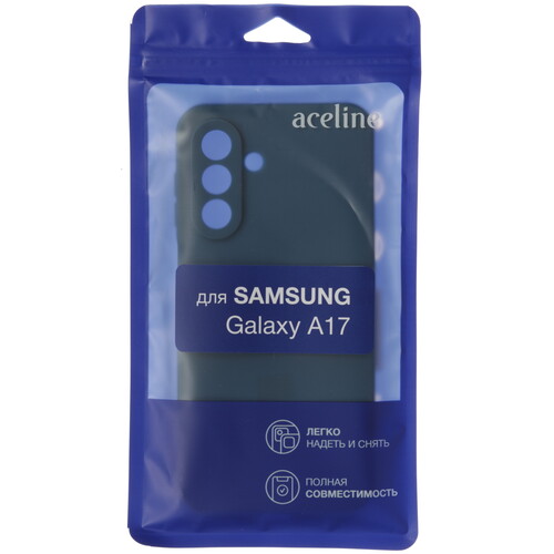 Купить Накладка  Aceline Fresh для Samsung Galaxy A17 синий  9278726. Характеристики, отзывы и цены в Донецке