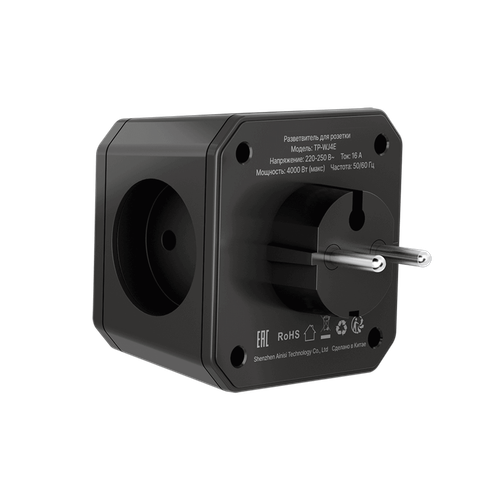 Купить Разветвитель AGNI TP-WJ4E-black черный  9354099. Характеристики, отзывы и цены в Донецке