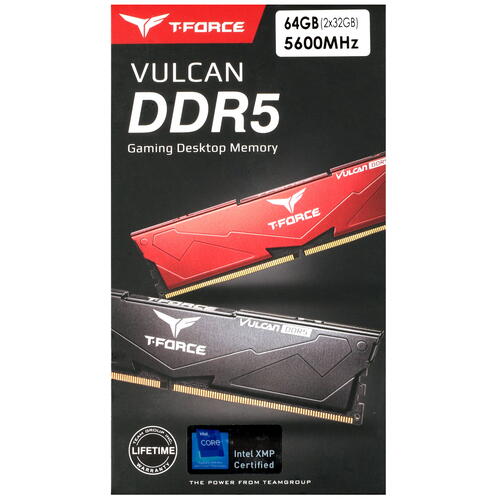 Купить Оперативная память Team Group T-Force Vulcan [FLBD564G5600HC36BDC01] 64 ГБ  5422181. Характеристики, отзывы и цены в Донецке