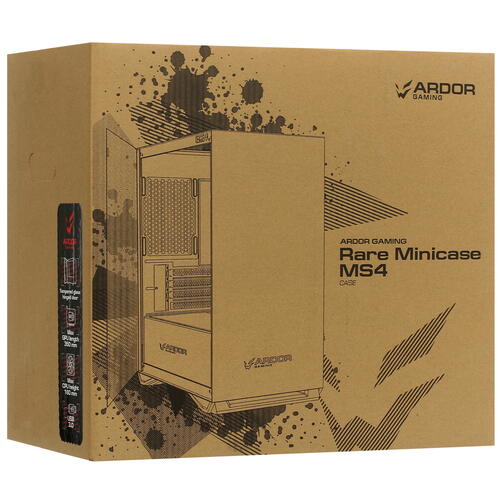 Купить Корпус ARDOR GAMING Rare Minicase MS4  серый  5083937. Характеристики, отзывы и цены в Донецке