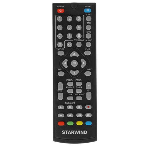 Купить Приставка для цифрового ТВ Starwind CT-160 черный  8130298. Характеристики, отзывы и цены в Донецке
