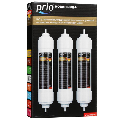 Купить Комплект картриджей Prio Новая вода K681  1114337. Характеристики, отзывы и цены в Донецке