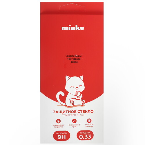 Купить Защитное стекло Miuko для экрана Xiaomi REDMI 15C  5638498. Характеристики, отзывы и цены в Донецке
