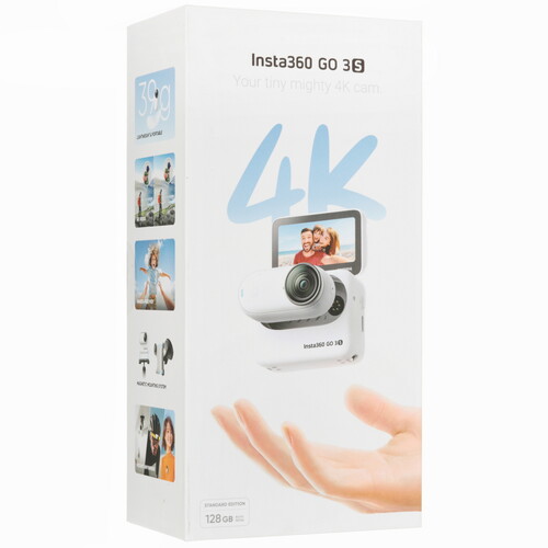 Купить Экшн-камера Insta360 GO 3S белый  9174899. Характеристики, отзывы и цены в Донецке