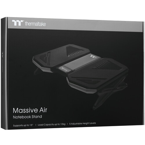 Купить Подставка для ноутбука Thermaltake Massive Air черный  5624028. Характеристики, отзывы и цены в Донецке