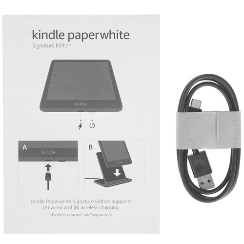 Купить 7" Электронная книга Amazon Kindle Paperwhite: Signature Edition (12th Gen) 2024 черный  5607419. Характеристики, отзывы и цены в Донецке