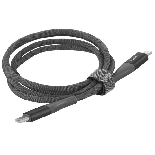 Купить Кабель круглый SOLOVE Lightning 8-pin - USB Type-C серый 1 м  5479980. Характеристики, отзывы и цены в Донецке