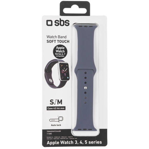 Купить Ремешок SBS для Apple Watch 42/ 44/ 45mm голубой  5471820. Характеристики, отзывы и цены в Донецке