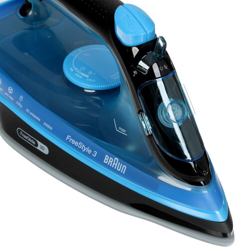 Купить Утюг Braun FreeStyle 3 FI3194BK синий  9031747. Характеристики, отзывы и цены в Донецке