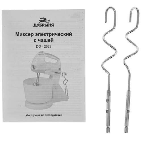 Купить Миксер Добрыня DO-2323 белый  5071290. Характеристики, отзывы и цены в Донецке