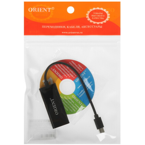 Купить Сетевая карта Orient U2CL-100  9103395. Характеристики, отзывы и цены в Донецке