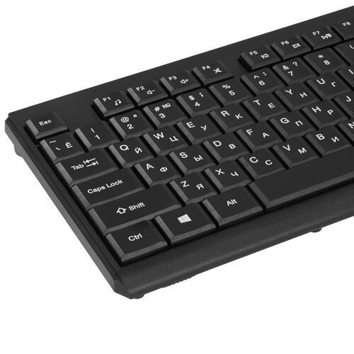 Купить Клавиатура+мышь беспроводная   Оклик S269W черный  9281382. Характеристики, отзывы и цены в Донецке