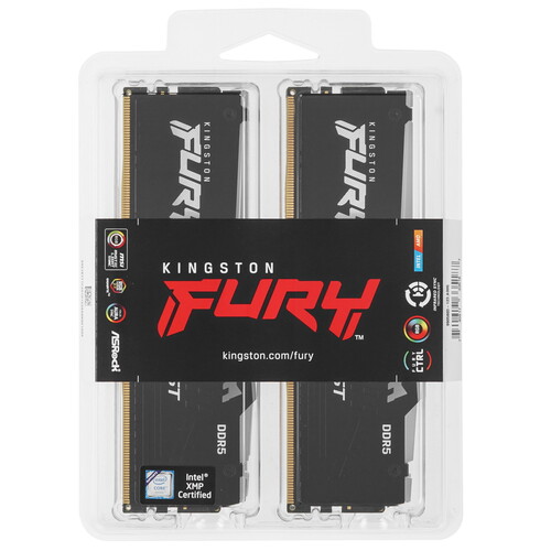 Купить Оперативная память Kingston FURY Beast Black RGB  5436448. Характеристики, отзывы и цены в Донецке