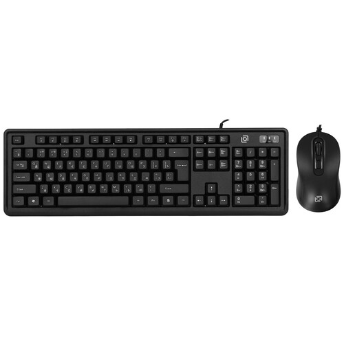 Купить Клавиатура+мышь  проводная  Oklick S605 черный  5603041. Характеристики, отзывы и цены в Донецке