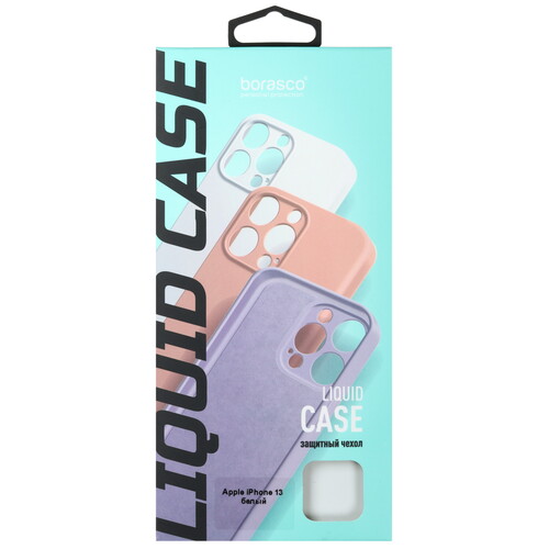 Купить Накладка  BoraSCO Liquid Case для Apple iPhone 13 белый  5601731. Характеристики, отзывы и цены в Донецке