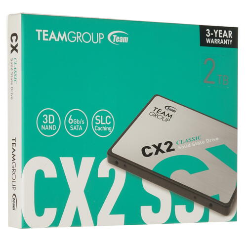 Купить 2000 ГБ 2.5" SATA накопитель TEAMGROUP CX2 [T253X6002T0C101]  4738331. Характеристики, отзывы и цены в Донецке