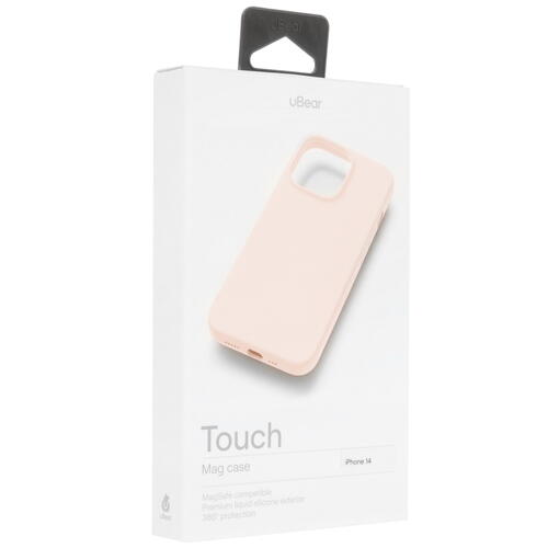 Купить Накладка  uBear Touch Mag Case для Apple iPhone 14 розовый  5460696. Характеристики, отзывы и цены в Донецке